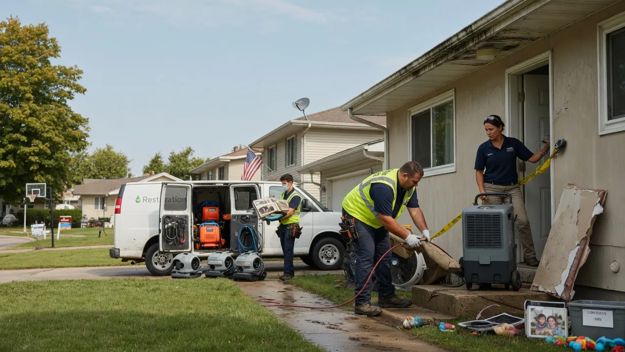 Water Damage Restoration in Towanda, IL near me